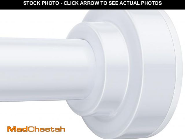 Lot 74-11557456 - TEECK Shower Curtain Rod, 27-76 inch Adjustable Spring Tension Curtain Rod, Never Rust Anti-Slip Sho...