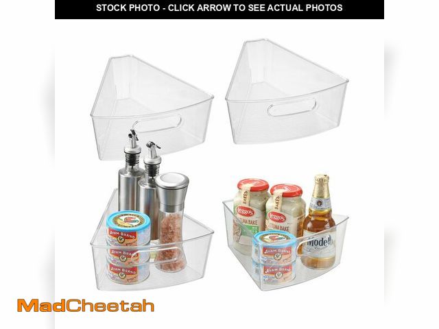 Lot 74-12704569 - Party Club of America Lazy Susan Cabinet Organizer Corner Cabinet Organizer for 26" Diameter Plastic...