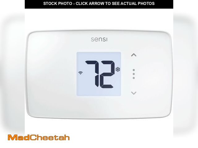Lot 74-14272138 - Sensi Lite Smart Thermostat, WiFi, DIY, Alexa, Energy Star Certified, ST25W - UNUSED