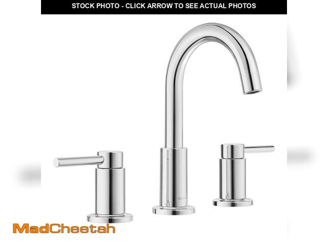 Lot 74-14602623 - Glacier Bay Dorind 8 in. Widespread Double-Handle High-Arc Bathroom Faucet in Chrome HD67111W-6001 -...