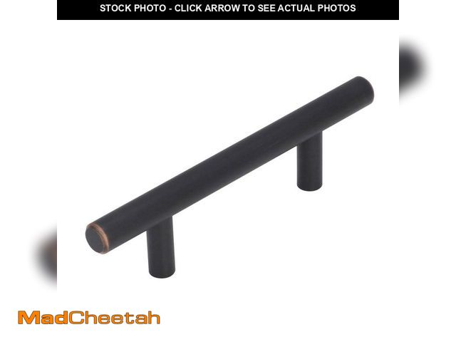 Lot 74-13069979 - Amerock 25-Pack Bar Pulls 3 in.  76mm  Modern Oil Rubbed Bronze Bar Cabinet Pulls - UNUSED