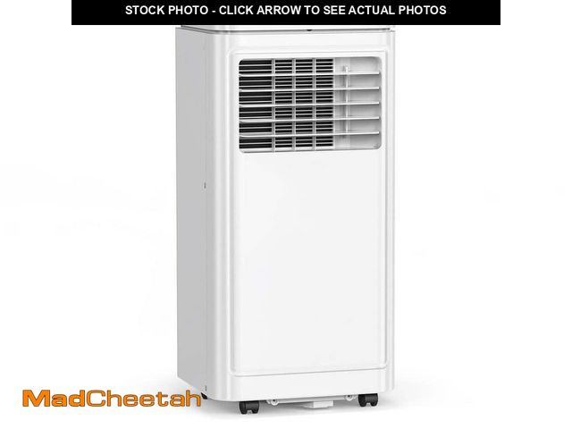 Lot 74-12638475 - COWSAR 8,000 BTU (5,000 BTU DOE) 115-Volt Portable Air Conditioner w/ Remote up to 300 sq. ft. Cools...