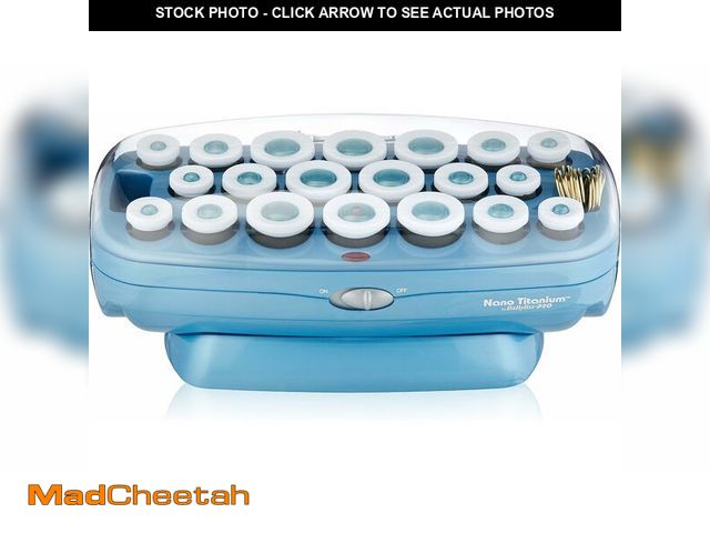 Lot 74-14581636 - BaBylissPRO The 20 Piece Roller Set, Nano Titanium Hot Rollers, 3 Sizes - USED