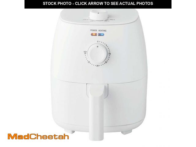 Lot 74-12421533 - Mainstays 2.2 qt Air Fryer, Arctic White - Automatic Shutoff - UNUSED