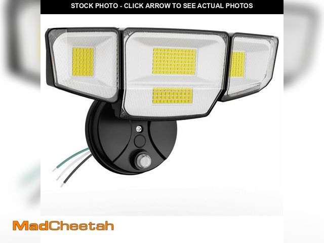 Lot 74-14264098 - Abovizo 90W Flood Lights Outdoor, 10000LM Dusk to Dawn Outdoor Lighting, IP65 Waterproof, 6500K Dayl...
