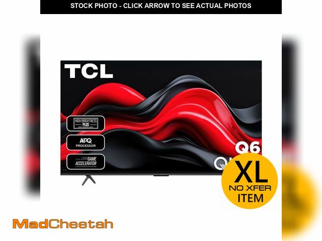 Lot 74-12570113 - (SMALL SPOT ON SCREEN) TCL 75-Inch Class Q65 QLED 4K Smart TV with Fire TV (75Q651F, 2024 Model), Do...