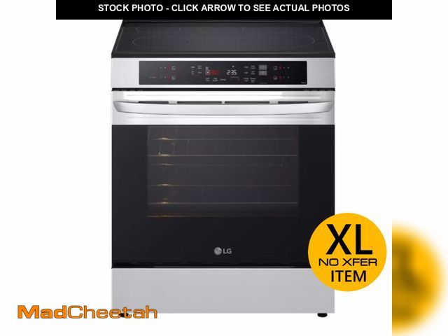 Lot 74-13788544 - 6.3 cu. ft. Smart 4 Element Induction Slide-in Range with Convection, Air Fry and EasyClean, PrintPr...