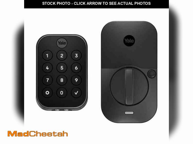 Lot 74-12777452 - Yale Assure Lock 2; Keyless Smart Door Lock with Bluetooth and Pushbutton Keypad, Black Suede - UNUS...