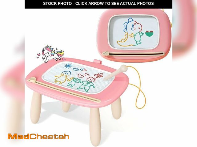 Lot 74-14269078 - Kikidex Magnetic Drawing Board, Toddler Girl Toys for 1-3 Year Old, Doodle Board Pad Learning and Ed...