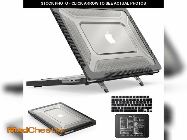 Lot 74-14213370 - SEYMAC stock Case for MacBook Pro 16 inch, Shock-Absorbing Protection with Folding Stand &amp;Mouse ...
