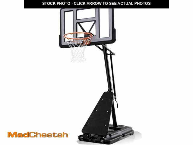 Lot 74-13647749 - BACKYARD BLITZ Basketball Hoop,44in Backboard Portable Basketball Goal System, 10FT Hand-Crank Adjus...