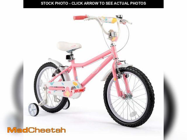 Lot 74-13818981 - Ktaxon Bike, 18 Inch Bicycle with Training Wheels and Kickstand, Easy to Assemble, Learning to Ride,...