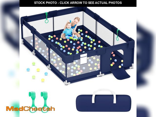 Lot 74-12849694 - babyeap Baby Playpen,71*50 Inch Extra Large Baby Playards for Babies and Toddlers,Fence Baby Play Ya...