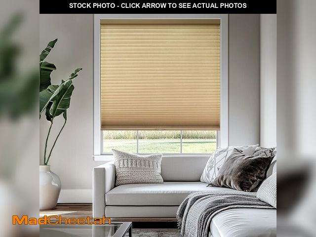 Lot 74-13499402 - CHICOLOGY Cellular Shades - Cordless Honeycomb Blinds, Blackout or Light Filtering Window Shades for...