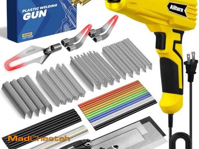 Lot 74-12432553 - Allturn Upgraded Plastic Welder, 2 in 1 Plastic Welding Kit, Hot Staples Weld Gun, Car Bumper Repair...
