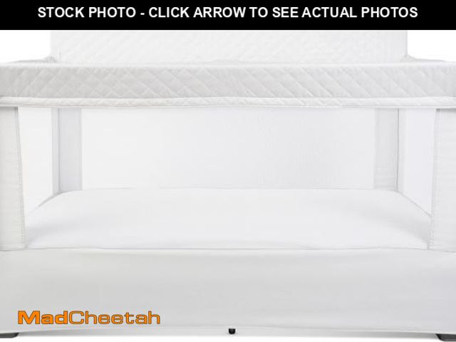 Lot 74-11360100 - Baby Delight Lunaire Full Size Crib &amp; Playard | Breathable Mesh Baby Crib | Tool-Free Assembly B...