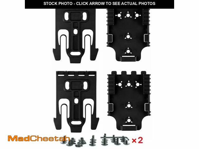 Lot 74-12968229 - 2 Pcs Qls Quick Locking System Kit with Locking Fork and Receiver Plate Tourniquet Holder Gun Holste...