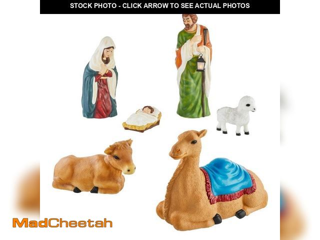 Lot 74-13048053 - Home Accents Holiday 6-Piece Nativity Scene Holiday Yard Decoration - UNUSED