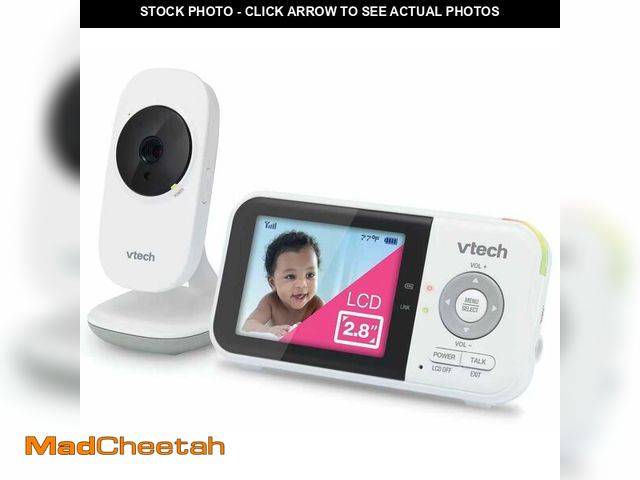 Lot 74-13966851 - VTech VM819 Baby Monitor with Camera and Audio, 2.8Ã¢â¬Â Screen Portable Baby Camera, Night Vision...