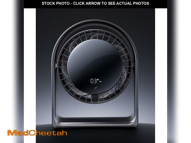 Lot 74-14055642 - 2026 New Desk Fan, Quiet Air Circulator Mini Fan for Bedroom, Portable Smart Display USB Fan, 4 Spee...