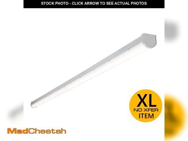 Lot 74-12673501 - Metalux 8 ft. Linear White Integrated LED Strip Light with 9500 Lumens, 4000K, Dimmable, UNV Voltage...