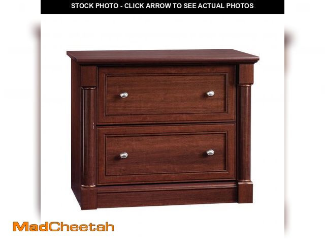 Lot 74-12429703 - Sauder Palladia File Cabinet with 2 Drawers, Safety Mechanism, Lateral File Cabinet - Select Cherry ...
