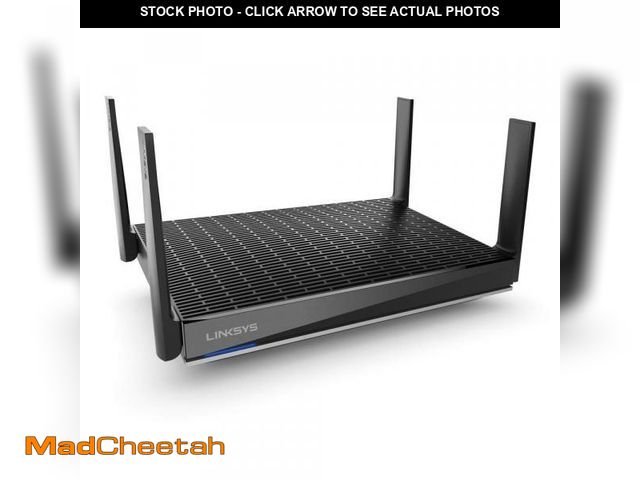 Lot 74-12438729 - Linksys Mesh Wifi 6 Router, Dual-Band, 3,000 Sq. ft Coverage, 40+ Devices, Speeds up to 6.0Gbps - MR...