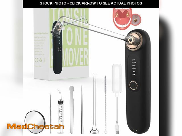 Lot 74-13955772 - Voraiya Tonsil Stone Removal Vacuum Kit with 5 Mode Suction, 10 in 1 Electronic, Oral Irrigator, Ton...
