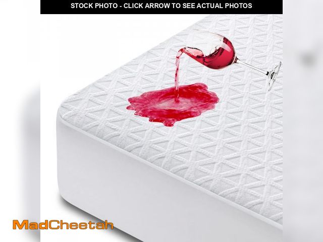 Lot 74-12441183 - Premium Waterproof Mattress Protector Queen Size, Breathable Bed Cover 3D Air Fabric Cooling Mattres...