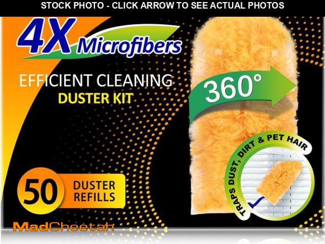 Lot 74-11549176 - Duster Refills 50 Counts, 360degree Heavy Duty Multi Surface Duster Refills for Cleaning, Compatible...