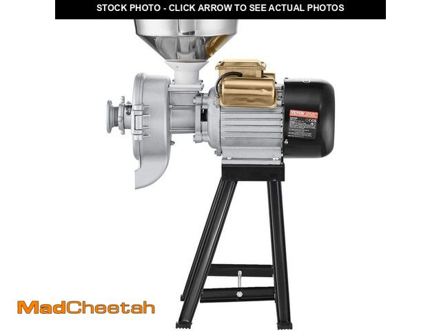Lot 74-14610684 - VEVOR Electric Grain Mill Grinder, 3000-Watt Spice Grinders, Commercial Corn Mill with Funnel, Thick...