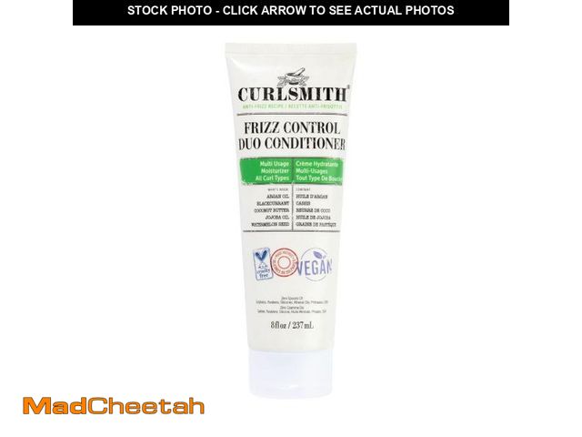 Lot 74-12113309 - CURLSMITH - Frizz Control Duo Hair Conditioner, Nourishing Rinse Out or Leave In, Detangling, Smooth...