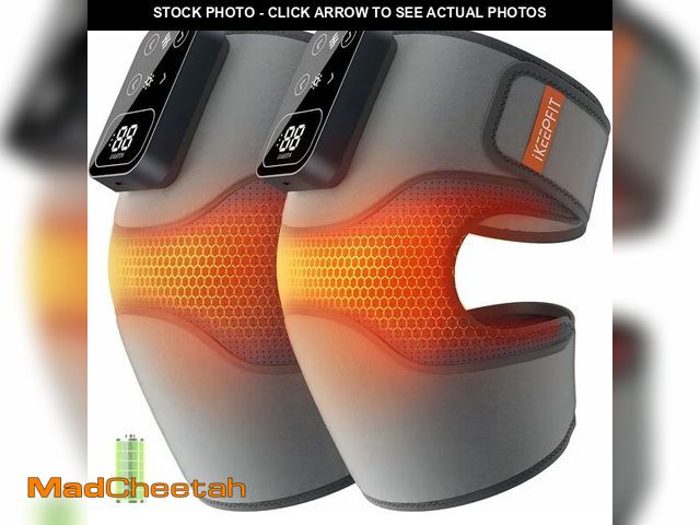 Lot 74-14209823 - IKEEPFIT Cordless Knee Massager with Heat Vibration for Pain Relief, MAXwarm 4.0[2026 Upgraded] - El...