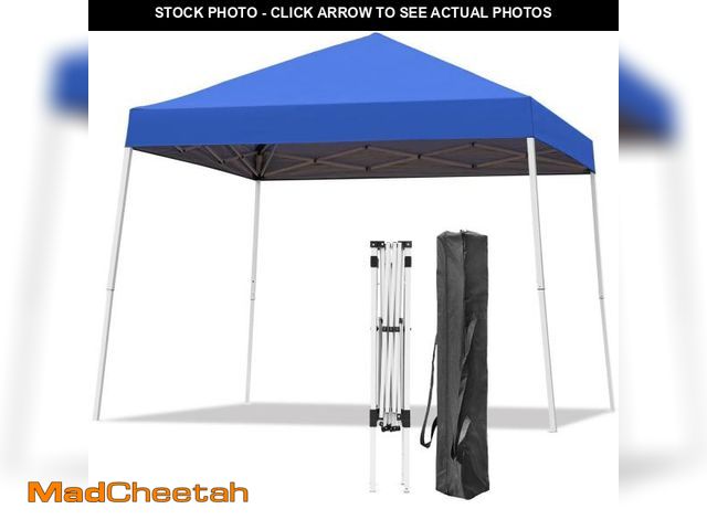 Lot 74-12538354 - Oneofics Canopy Tent, 10X10 FT Pop Up Canopy Outdoor Instant Tent Slant Legs with Carrying Bag, Port...