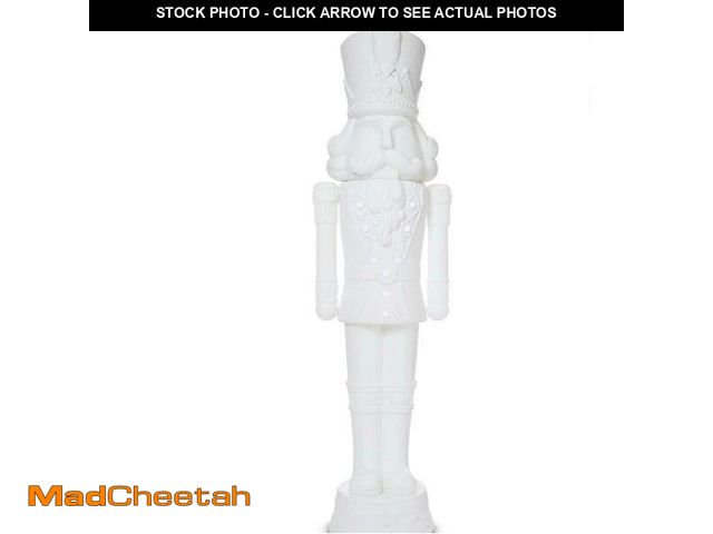 Lot 74-12945053 - Holiday Time White Nutcracker 6 Ft Christmas Decoration 75" - UNUSED