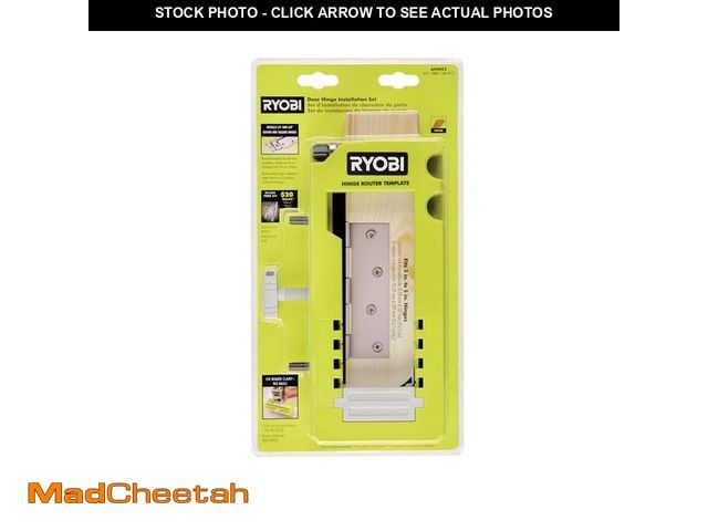 Lot 74-12989515 - *DIRTY/SCRATCHED* RYOBI Door Hinge Template *DIRTY/SCRATCHED*  - USED