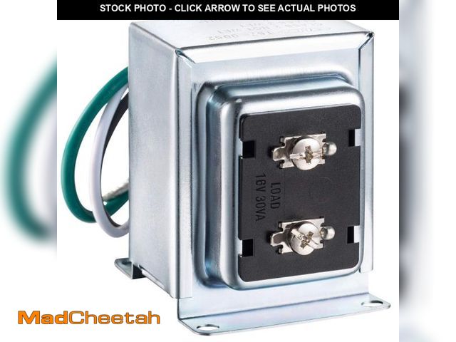 Lot 74-12309918 - Maxdot 1 Pack Doorbell Transformer 16V 30VA Compatible with Ring Wired Video Doorbell, Safe UL Liste...