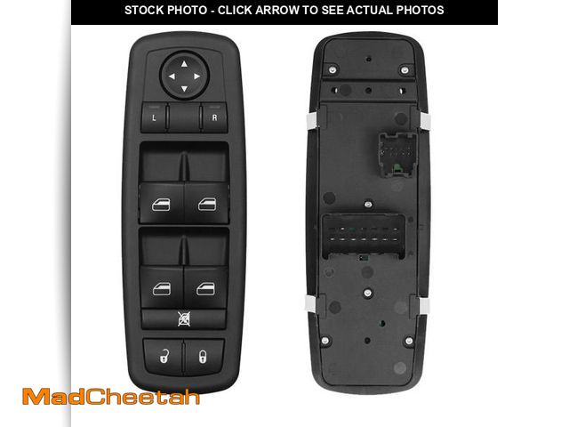 Lot 74-12439168 - Master Power Window Switch Driver Side - 3+9 PINS Check Required W/O AUTO - Compatible with Chrysler...