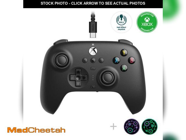Lot 74-11545836 - 8Bitdo Ultimate Wired Controller for Xbox Series XS, Xbox One and Windows, Hall Effect Joystick Upda...
