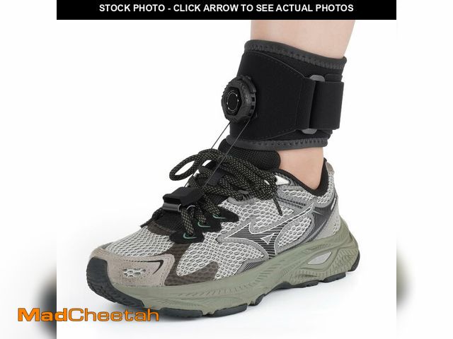 Lot 74-12715718 - OVINESY AFO Foot Drop Brace for Walking with Shoes, Upgraded Knob &amp; Steel Wire, Longer Straps fo...