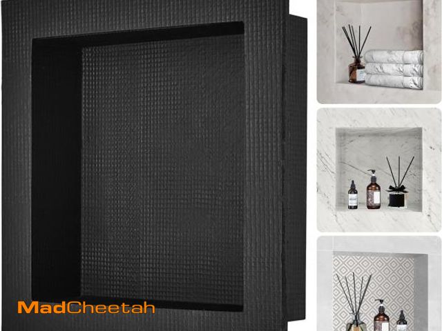Lot 74-12400250 - VEVOR Shower Niche,16-Inch Width x 16-Inch Height x 3.5-Inch Depth Single Shelf Organizer,Wall-Inser...