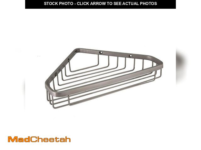 Lot 74-13799105 - Design House 9.5 in. Modern Wall Mounted Shower Caddy in Stainless Steel - UNUSED