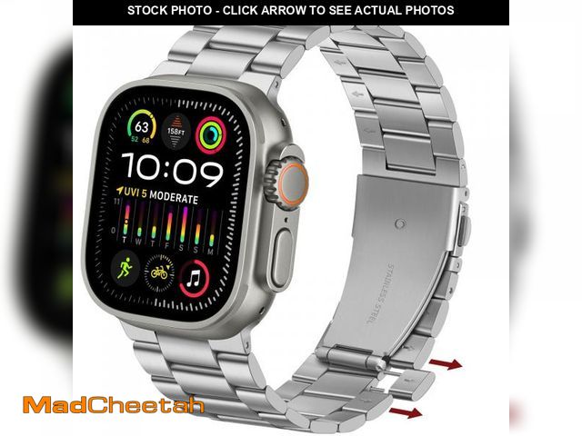 Lot 74-12303290 - Anlinser No Tool Needed Bands Compatible with Apple Watch Band 49mm 46mm 45mm 44mm 42mm for Women Me...