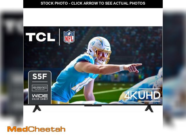 Lot 74-13073174 - TCL 50-Inch Class S5 UHD 4K LED Smart TV with Fire TV (50S551F, 2024 Model), Dolby Vision, HDR PRO+,...