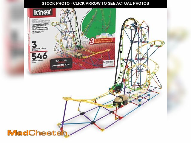 Lot 74-12455518 - K'NEX Education - STEM Explorations: Roller Coaster Set Ã¢â¬Å¡ 546 Pieces, Creative Building SetÃ¢â...