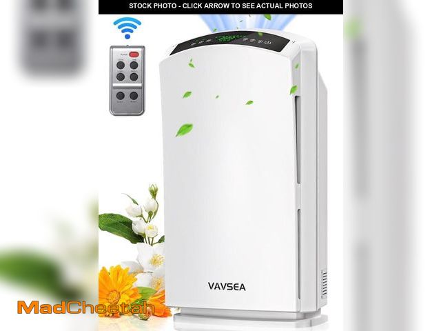 Lot 74-12158642 - VAVSEA Air Purifier, HEPA Air Filter for Home Large Room up to 3067 Sq.Ft, Eliminates Allergies, Pet...