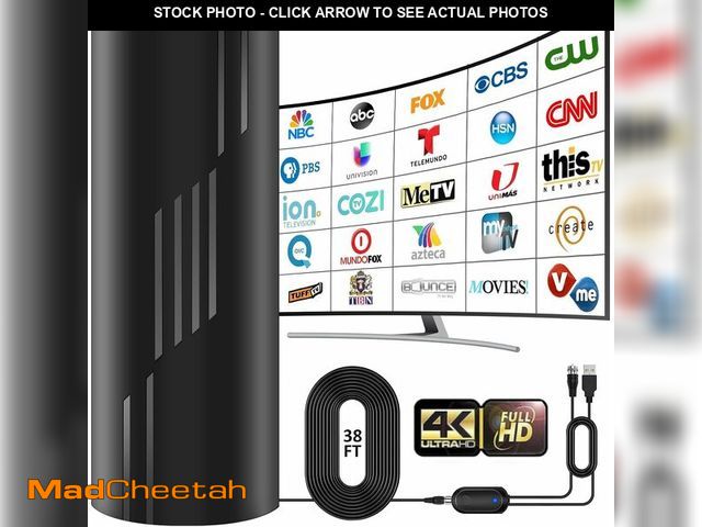 Lot 74-14143508 - 2026 Strongets TV Antenna Indoor, 4500+ Miles Range Digital TV Antenna Indoor for Smart and Old TVs,...