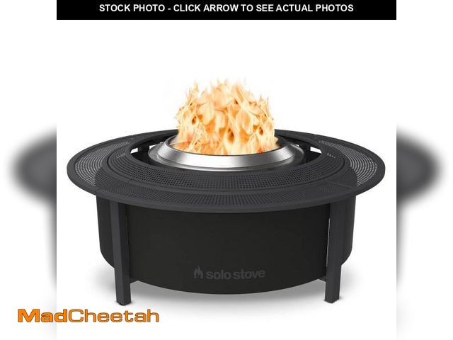 Lot 74-12339107 - Solo Stove 52.6 Inch Fire Pit Surround Tabletop - Portable Protective Barrier for Wood Burning Fire ...