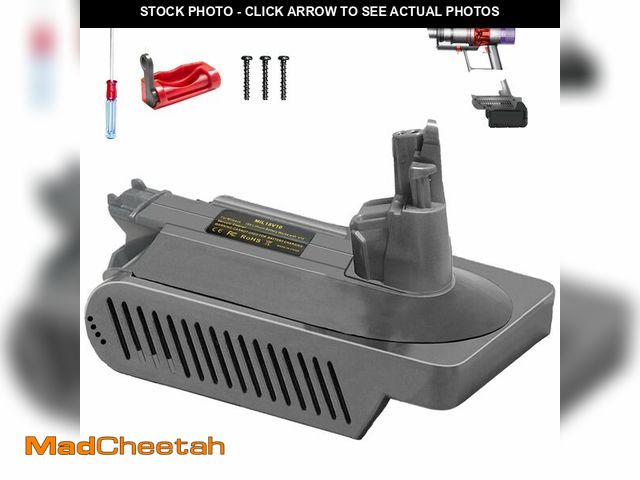 Lot 74-12874123 - ASUNT V10 Adapter for Milwaukee to for Dyson V10, Battery Converter for Milwaukee M-18 18V Li-ion Ba...