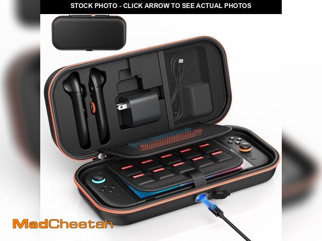 Lot 74-12303557 - Auarte [Charge inside] Carrying Case for Nintendo Switch 2 2025 / Switch OLED / Switch with Adapter ...